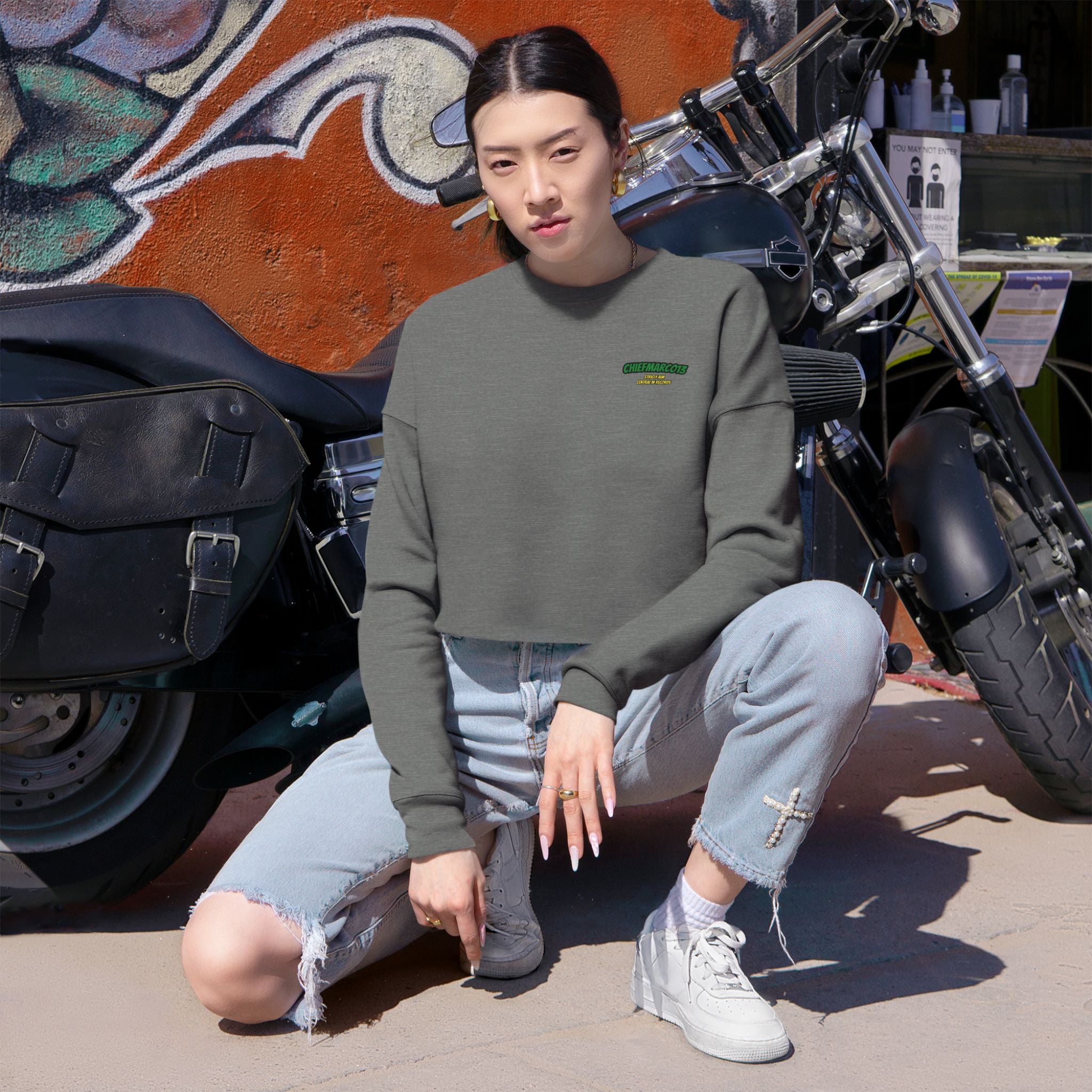 ChiefMarco13 Cozy Women's Cropped Sweatshirt
