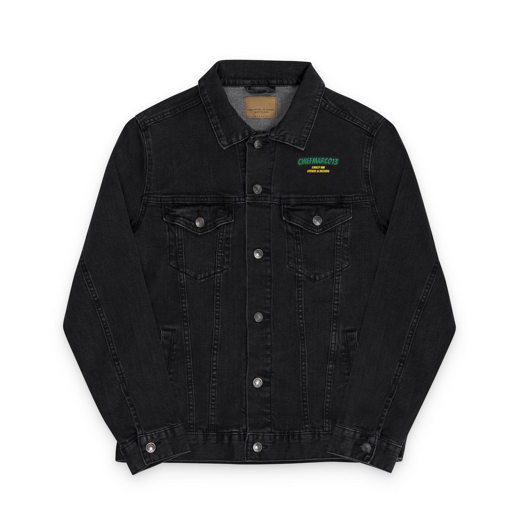 Unisex Embroidered Denim Jacket - Trendy Streetwear, Eco-Friendly Fashion, Casual Chic, Gift for Him/Her, Perfect for Spring/Fall