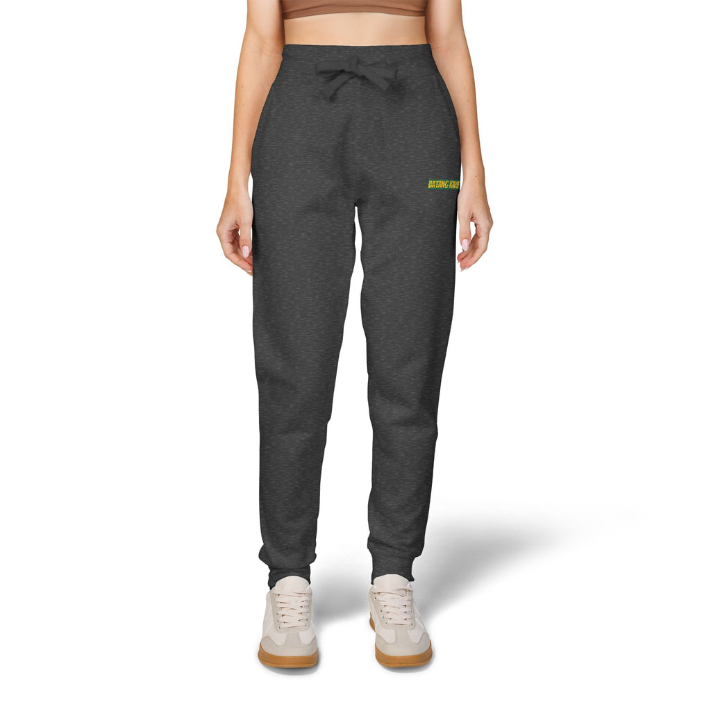 Batang Kalye Cozy Unisex Fleece Sweatpants with Embroidered Design, Casual Lounge Pants, Relaxation, Everyday Wear, Gift for Him/Her, Stylish Comfort