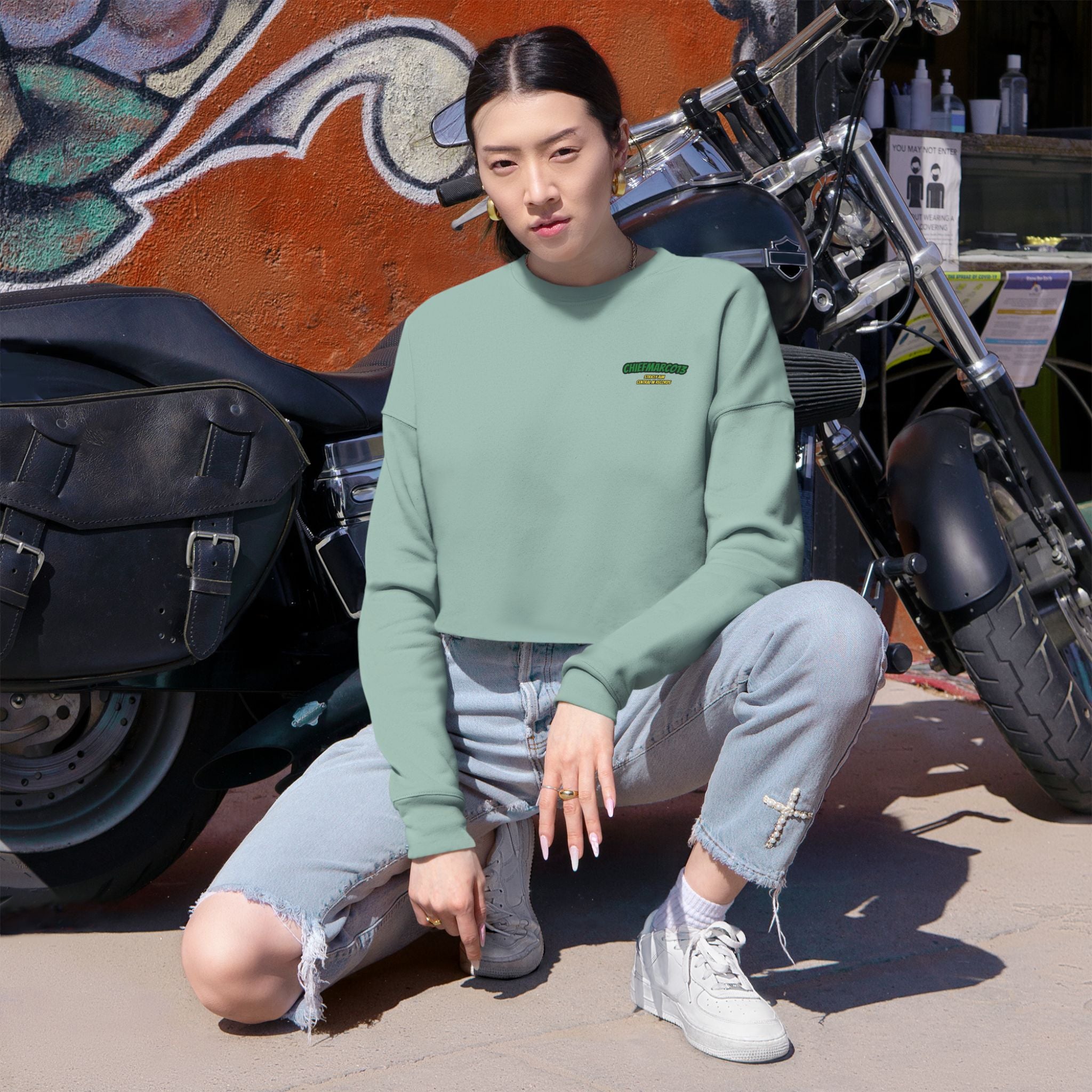 ChiefMarco13 Cozy Women's Cropped Sweatshirt