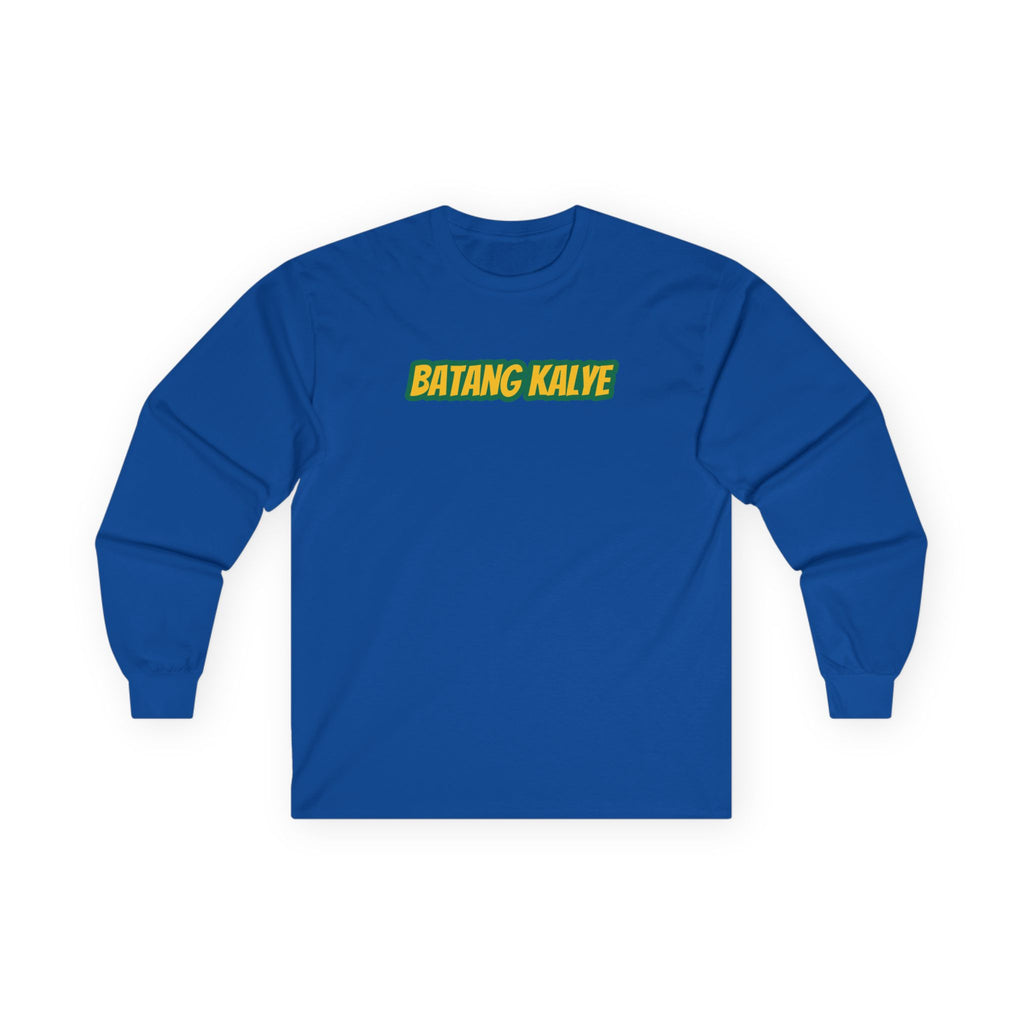 Stylish Graphic Long Sleeve Tee with 'Batang Kalye' Design, Casual Top, Trendy Apparel, Unisex Shirt, Perfect Gift