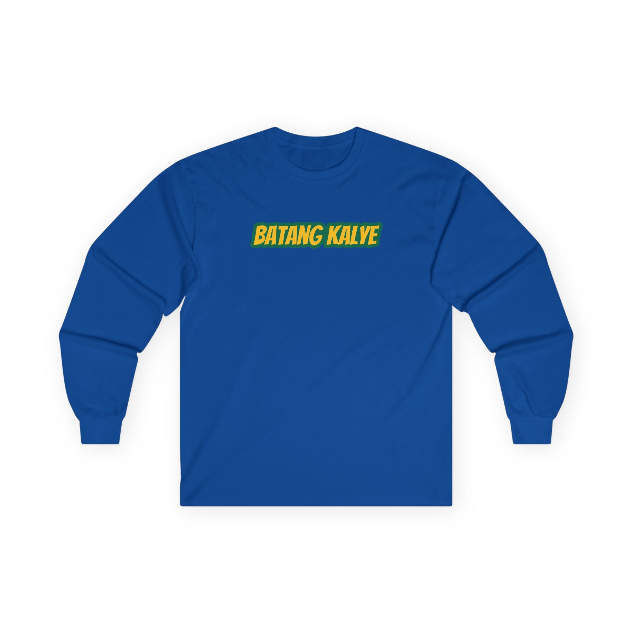 Stylish Graphic Long Sleeve Tee with 'Batang Kalye' Design, Casual Top, Trendy Apparel, Unisex Shirt, Perfect Gift