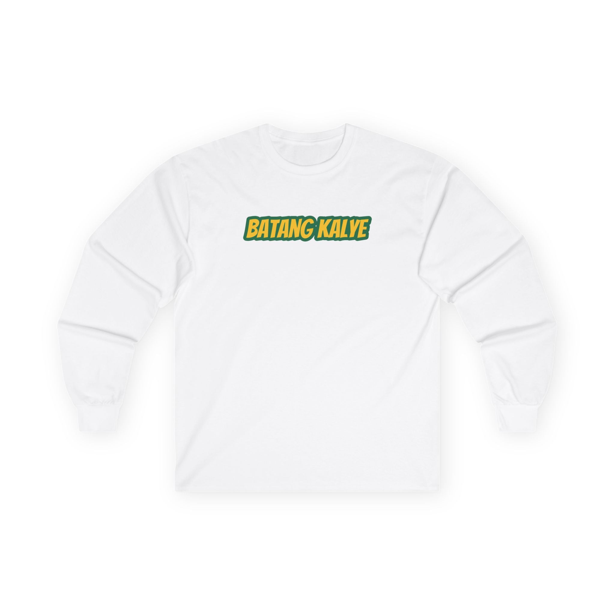 Stylish Graphic Long Sleeve Tee with 'Batang Kalye' Design, Casual Top, Trendy Apparel, Unisex Shirt, Perfect Gift