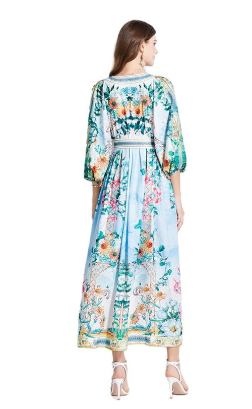 BKB WOMEN FASHION CHIFFON MAXI DRESS