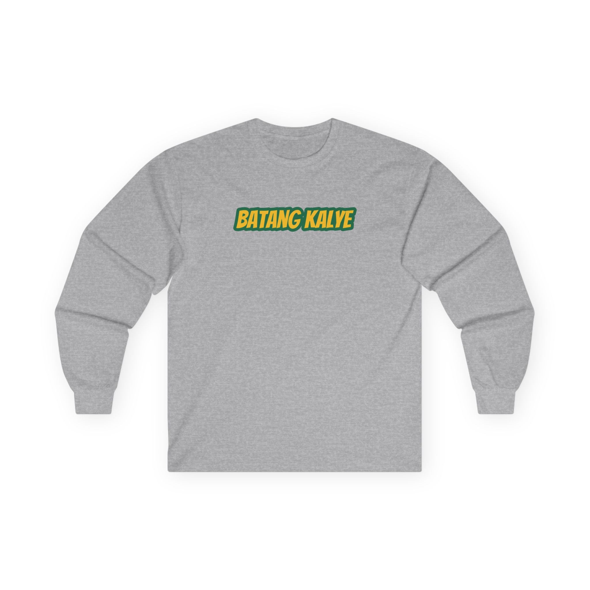 Stylish Graphic Long Sleeve Tee with 'Batang Kalye' Design, Casual Top, Trendy Apparel, Unisex Shirt, Perfect Gift
