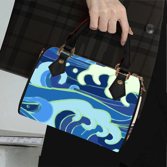 Batang Kalye Street Luxury Barrel-Leather Handbag