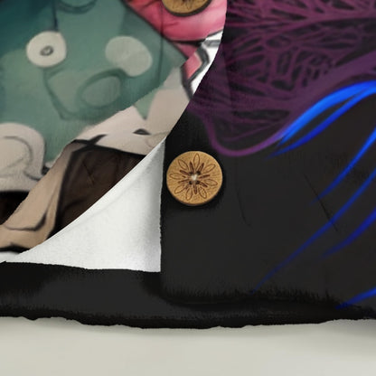 YarGa Spirits Flannel Hoodie with Cat Ears