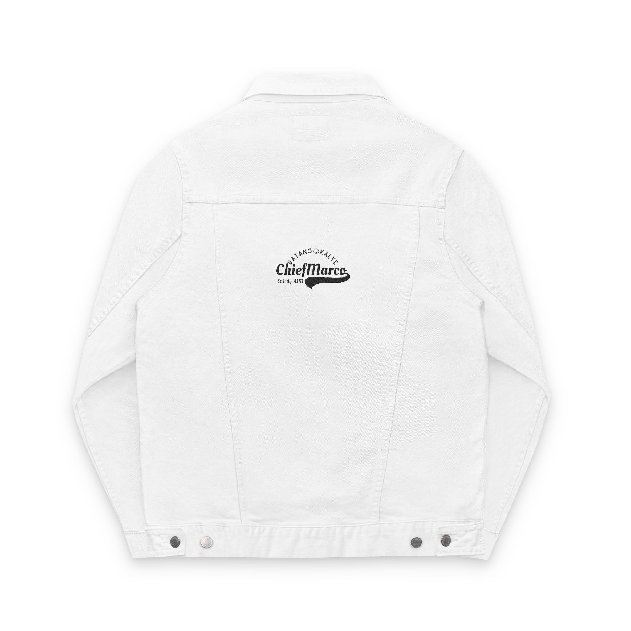 Unisex Embroidered Denim Jacket - Trendy Streetwear, Eco-Friendly Fashion, Casual Chic, Gift for Him/Her, Perfect for Spring/Fall