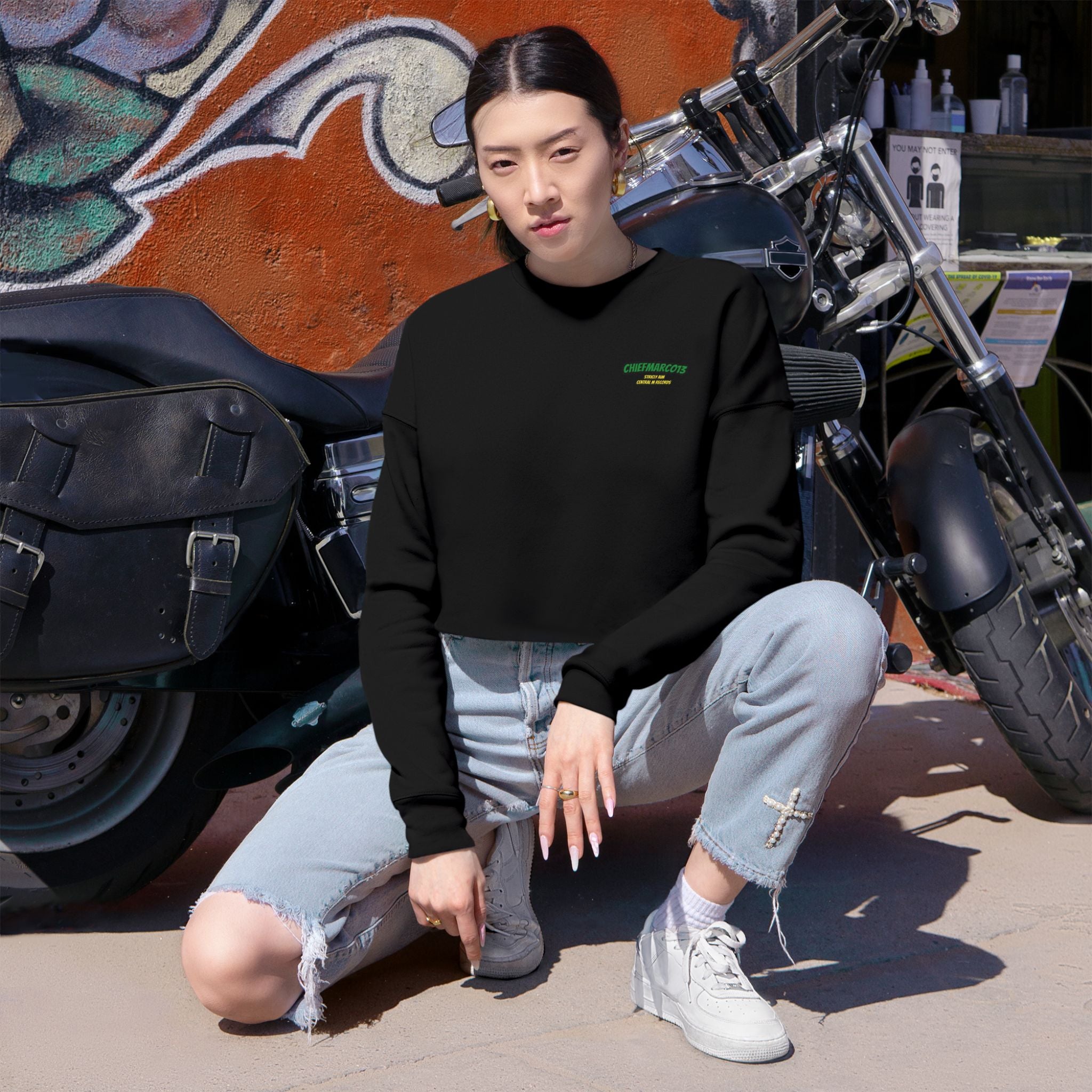 ChiefMarco13 Cozy Women's Cropped Sweatshirt