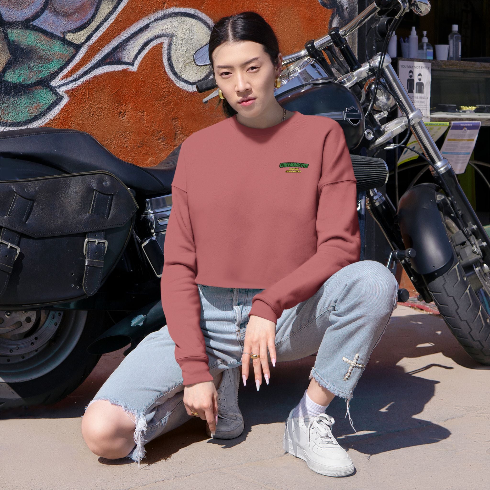 ChiefMarco13 Cozy Women's Cropped Sweatshirt
