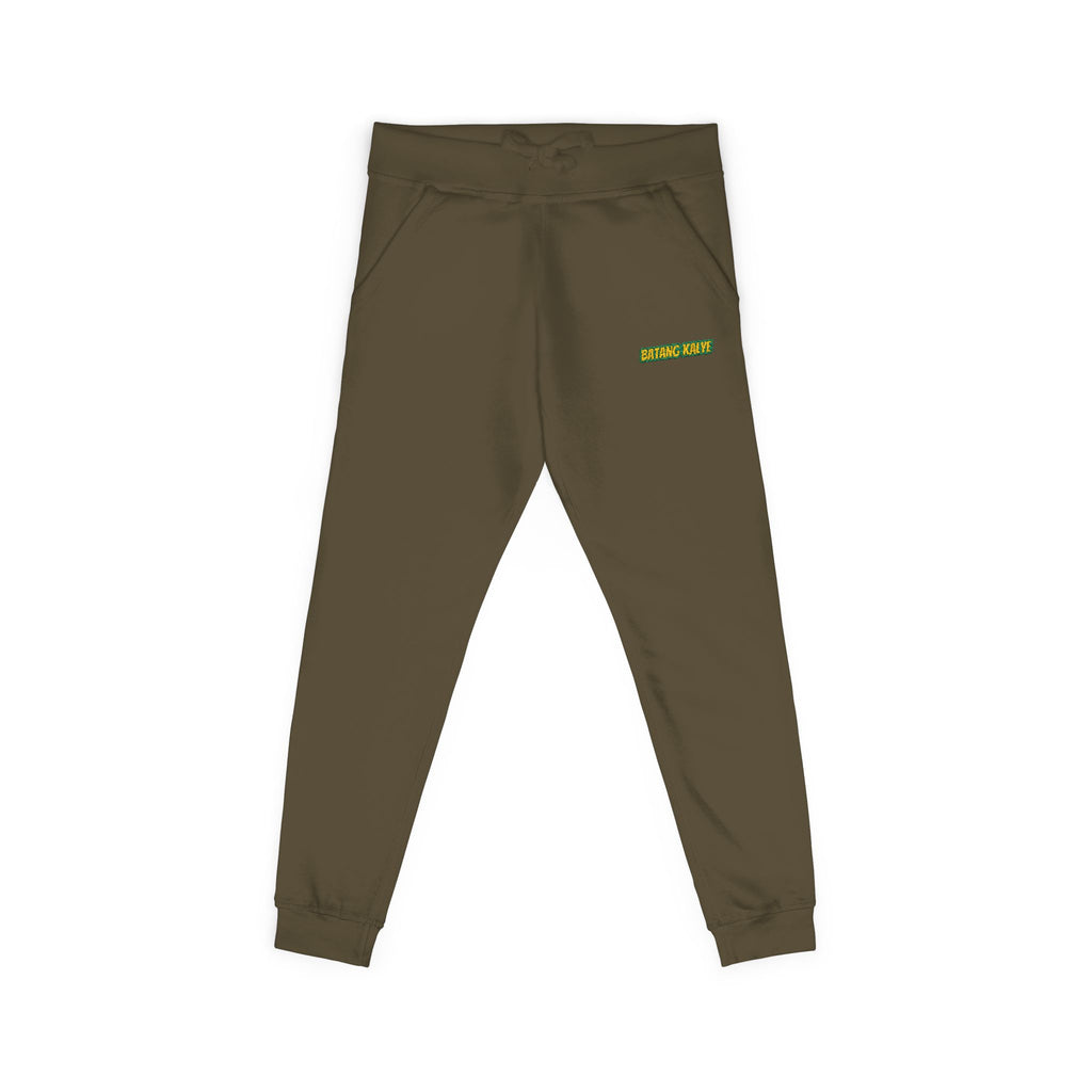Batang Kalye Cozy Unisex Fleece Sweatpants with Embroidered Design, Casual Lounge Pants, Relaxation, Everyday Wear, Gift for Him/Her, Stylish Comfort