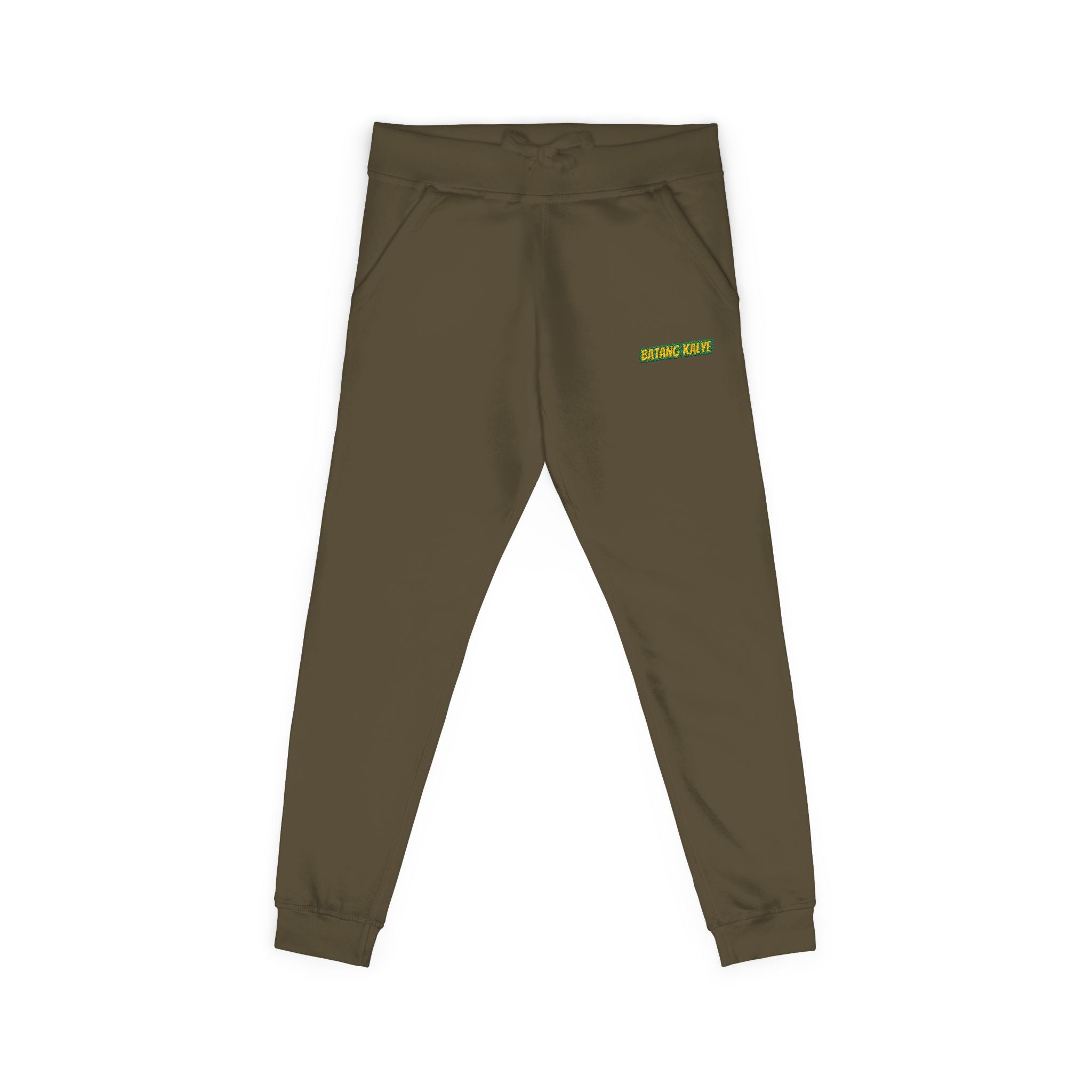 Batang Kalye Cozy Unisex Fleece Sweatpants with Embroidered Design, Casual Lounge Pants, Relaxation, Everyday Wear, Gift for Him/Her, Stylish Comfort