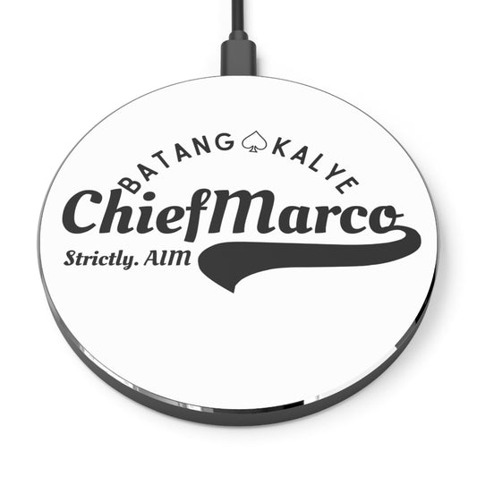 ChiefMarco13 Batang Kalye Brand Stylish Wireless Charger with Unique Design, Perfect Gift for Tech Lovers, Desk Accessory, Holiday Gift, Modern Home Decor