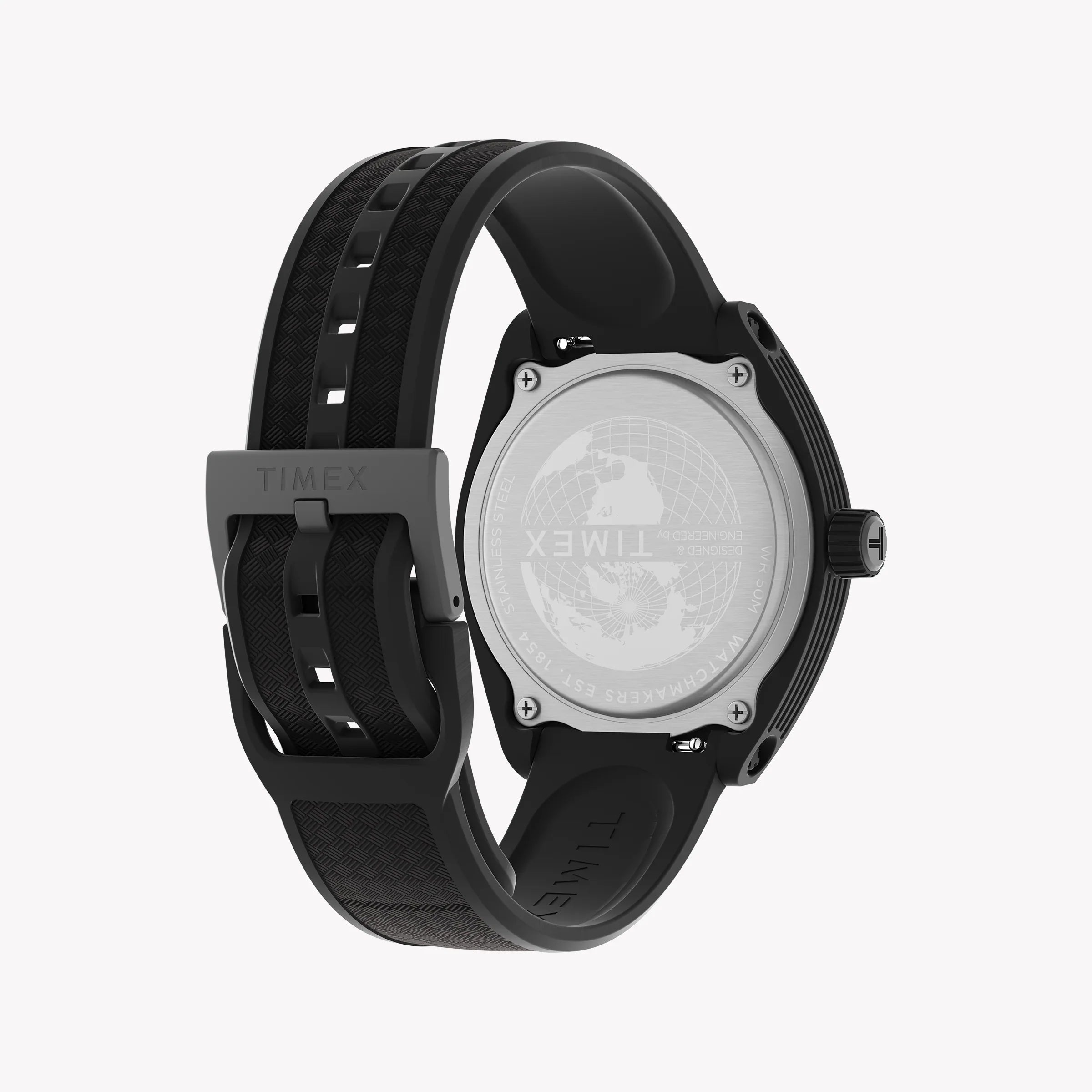 Timex Unisex Eco-Friendly Black Watch, Bio-Based Strap | Tw2w42300