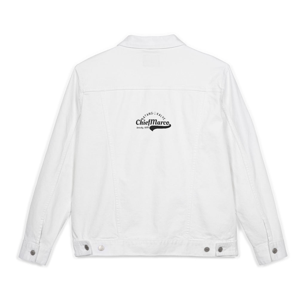 Unisex Embroidered Denim Jacket - Trendy Streetwear, Eco-Friendly Fashion, Casual Chic, Gift for Him/Her, Perfect for Spring/Fall