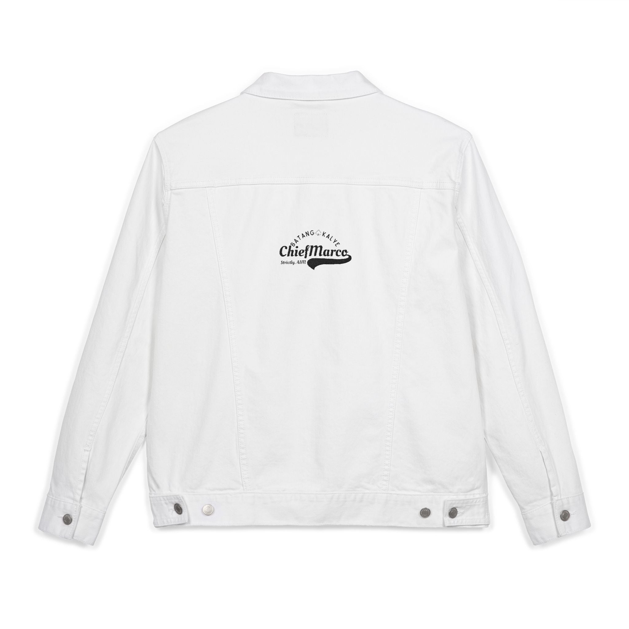 Unisex Embroidered Denim Jacket - Trendy Streetwear, Eco-Friendly Fashion, Casual Chic, Gift for Him/Her, Perfect for Spring/Fall