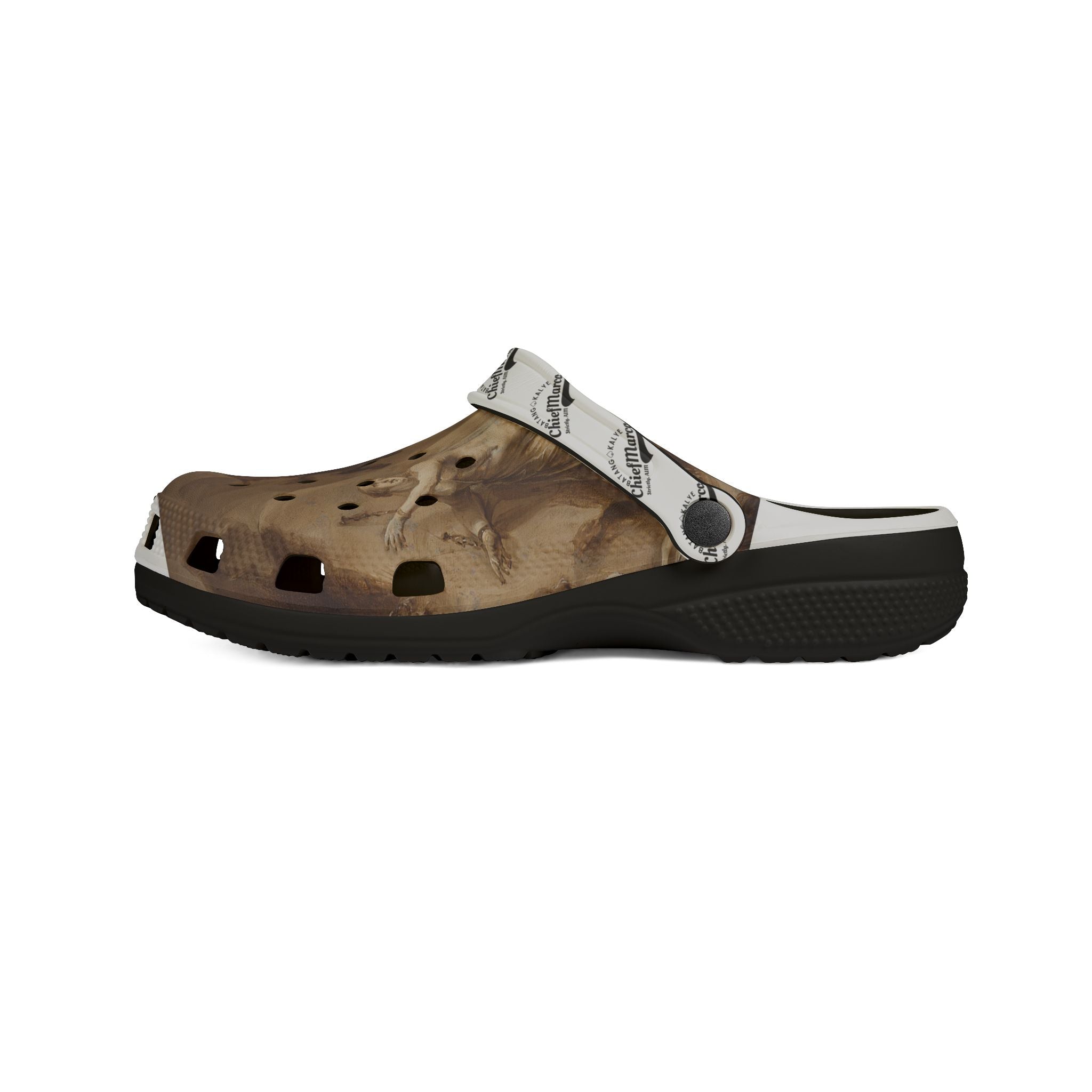 Stylish Batang Kalye Foam Shoes, Comfortable Slip-On Clogs, Unique Pattern Footwear for Home, Garden or Beach