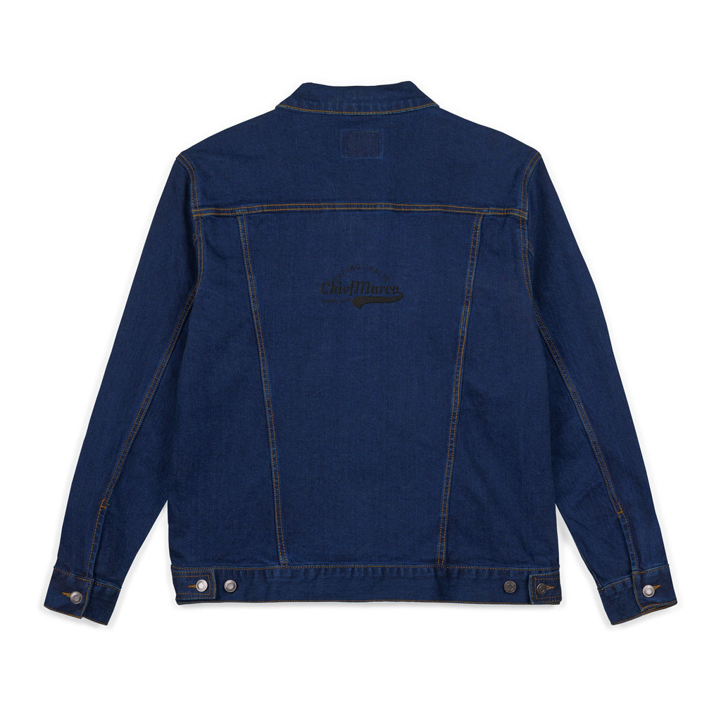 Unisex Embroidered Denim Jacket - Trendy Streetwear, Eco-Friendly Fashion, Casual Chic, Gift for Him/Her, Perfect for Spring/Fall